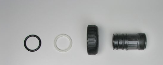 Clack V3007-04 Adapter - 1 Inch NPT - Straight — exact manufacturer-source image; offered single unit or named kit shown