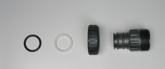 Clack V3007-05 Adapter - 1.25 Inch NPT - Straight — exact manufacturer-source image; offered single unit or named kit shown